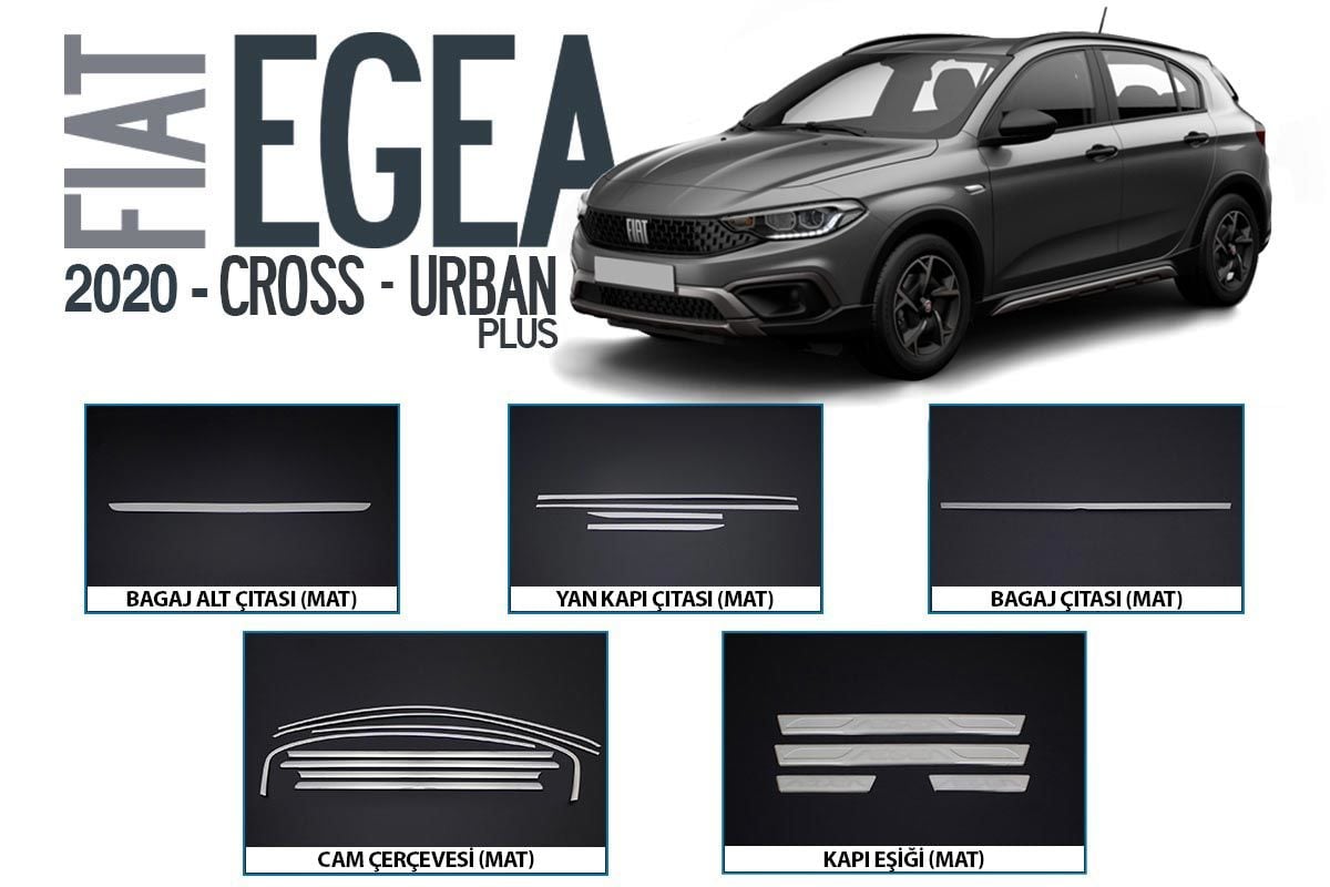 OMSA Fiat Egea Cross Urban Plus Saten Aksesuar Seti 18 Parça 2020 ve Sonrası