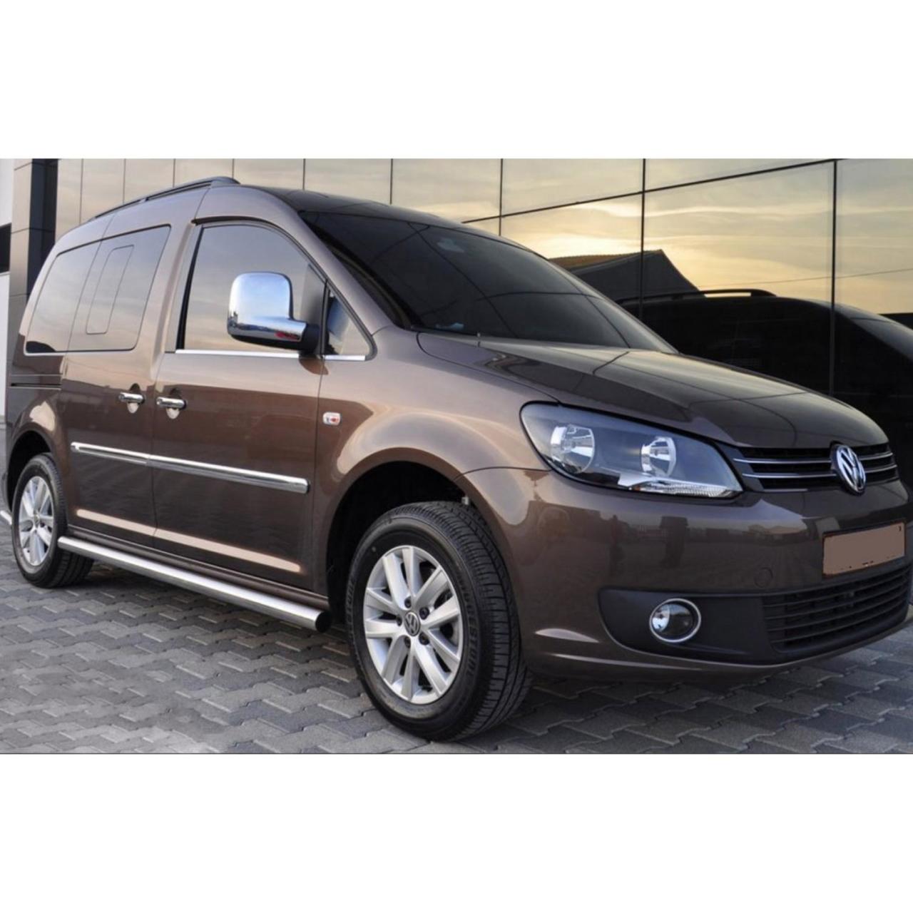 Volkswagen Caddy Krom Kapı Çıtası Tk 2010-2015 Arası Paslanmaz Çelik