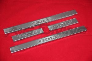 Volkswagen Golf 7 Krom Kapı Eşiği Tk 2013 Üzeri Paslanmaz Çelik