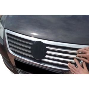 VW Passat 3C Krom Ön Panjur 2005-2010 8 Parça Paslanmaz Çelik