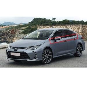 Toyota Corolla Krom Cam Çıtası (8Parça) 2019 Ve Üzeri P.Çelik