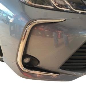 Toyota Corolla Krom Sis Farı Çerçevesi (2Parça) 2019 Ve Üzeri P.Çelik