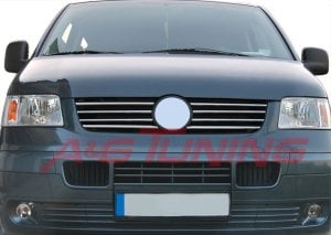 VW T5 Transporter Krom Ön Panjur 2003-2010 8Prç Paslanmaz Çelik