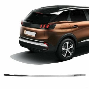 Peugeot 3008 Krom Bagaj Alt Çıta Formlu 2016 ve Üzeri P.Çelik