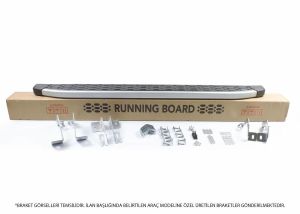 OMSA Toyota Hilux Blackline Yan Basamak Alüminyum 2006-2014 Arası