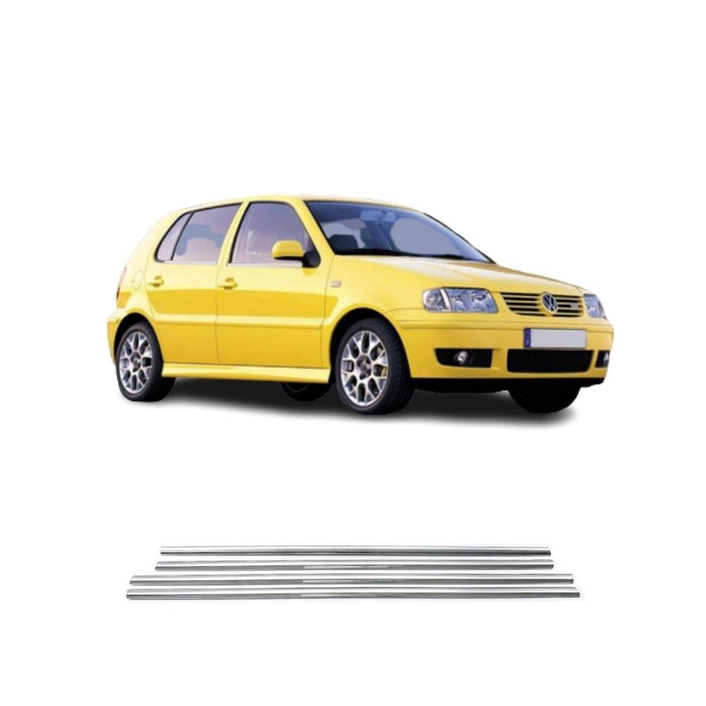 VW Polo HB Krom Cam Çıtası 4 prç. 1994-2001 P. Çelik