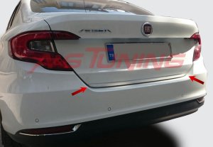 Fiat Egea Sedan Krom Bagaj Alt Çıta Formlu Paslanmaz Çelik