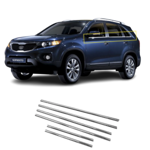 Kia Sorento Krom Cam Çıtası 6 Parça 2009-2015 Arası P.Çelik