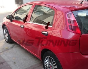 Fiat Punto Krom Kapı Kolu 2006 Üzeri 4Prç Paslanmaz Çelik