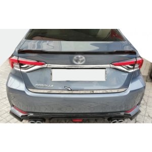 Toyota Corolla Krom Bagaj Alt Çıta 2019 Ve Üzeri Paslanmaz Çelik