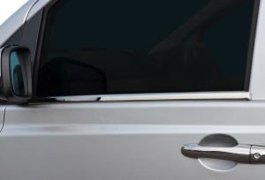 OMSA Mercedes Vito W639 Krom Cam Alt Çıtası 2 Parça 2010-2014 Arası