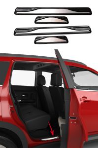 Dacia Sandero 2 Stepway Krom Kapı Eşik Koruması 2013 Üzeri 4Parça