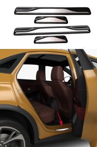 Ford Fiesta  Krom Kapı Eşik Koruması  2009-2017 4 Parça