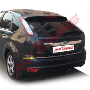 Ford Focus 2 Hatchback Krom Bagaj Alt Çıta Formlu 2005-2011 Paslanmaz Çelik