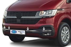 OMSA VW T6.1 Caravelle Krom Ön Tampon Alt Izgara 4 Parça 2020-2023 Arası