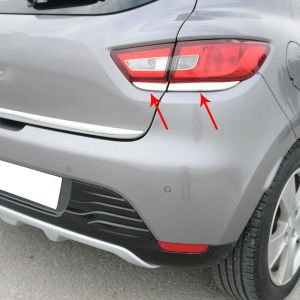 Renault Clio 4 HB Krom Stop Alt Çıta 4Prç Paslanmaz Çelik