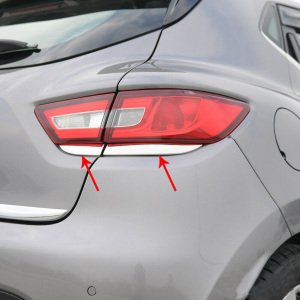 Renault Clio 4 HB Krom Stop Alt Çıta 4Prç Paslanmaz Çelik