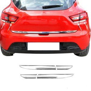 Renault Clio 4 HB Krom Stop Alt Çıta 4Prç Paslanmaz Çelik