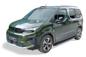 OMSA Peugeot Rifter Dot Line Yan Basamak Siyah Kısa Şase 2019 ve Sonrası