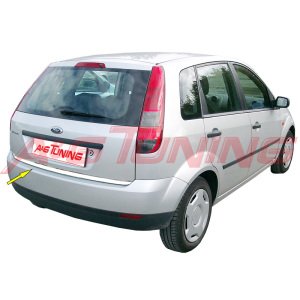 Ford Fiesta Krom Bagaj Alt Çıta Formlu 2002-2008 Paslanmaz Çelik