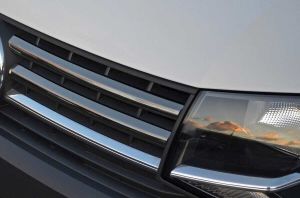 OMSA VW T6 Transporter Siyah Krom Ön Panjur 4 Parça 2015-2019 Arası