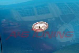 Citroen C3 Krom Sinyal Çerçevesi 2002-2009 2 Prç Paslanmaz Çelik