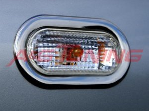 Ford Fiesta Krom Sinyal Çerçevesi Tk 2002-2008 Paslanmaz Çelik