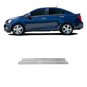 Chevrolet Aveo SEDAN Krom Cam Çıtası Tk 2011 Üzeri Paslanmaz Çelik