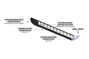 OMSA Fiat Fiorino Dot Line Arka Koruma 2008-2015 Arası
