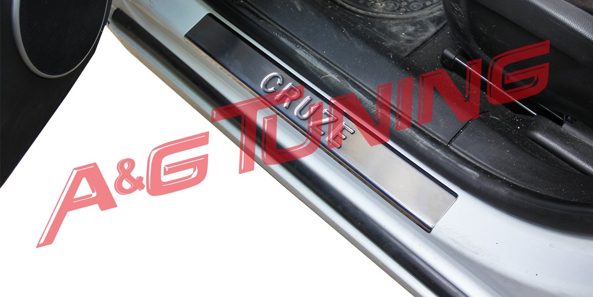 Chevrolet Cruze SEDAN Krom Kapı Eşiği Takımı 4Prç Paslanmaz Çelik