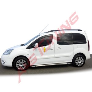 Citroen Berlingo Krom Cam Çıtası 2008 Üzeri 2Prç Paslanmaz Çelik