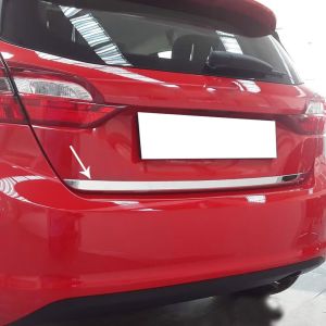 Ford Fiesta 7 Krom Bagaj Alt Çıtası 2018 Ve Üzeri Paslanmaz Çelik