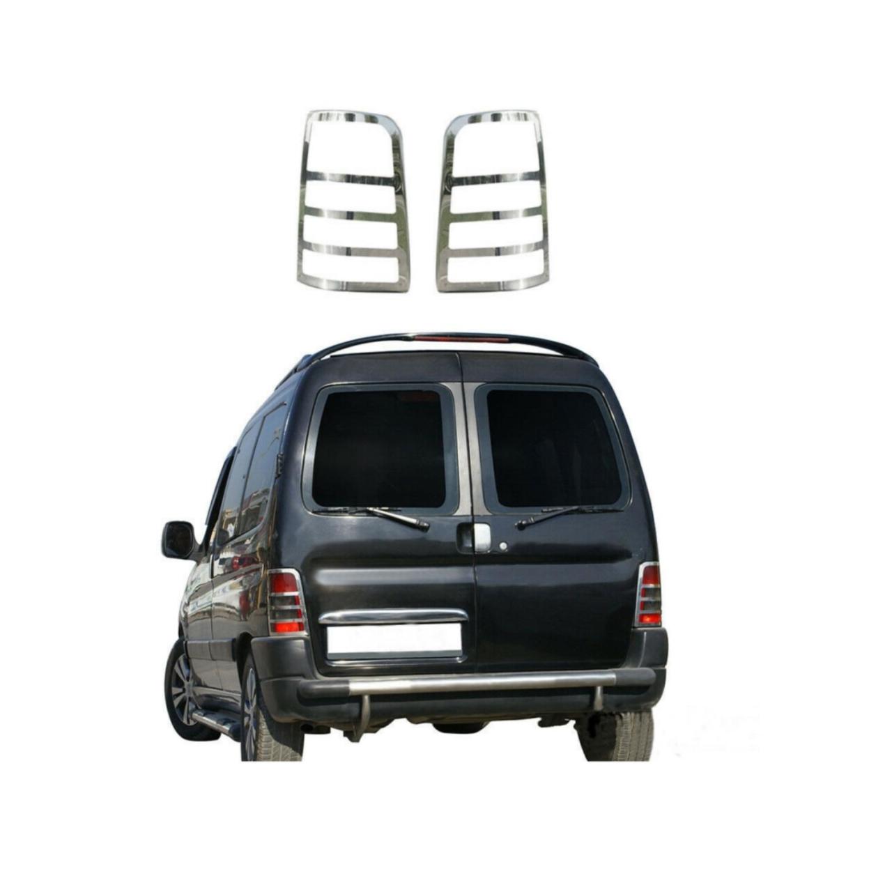 Citroen Berlingo Krom Stop Çerçevesi 1996-2008 Paslanmaz Çelik