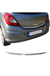 Opel Corsa E Krom Bagaj Alt Çıtası 2015-2019 Arası Paslanmaz Çelik