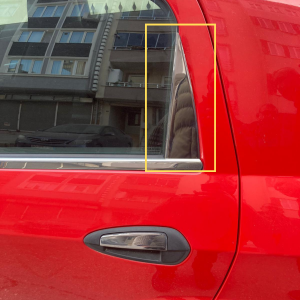 Fiat Punto Arka Kelebek Cam Kromu 2006 Üzeri 2Parça Paslanmaz Çelik