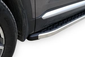 OMSA Hyundai Santa Fe Blackline Yan Basamak Krom 2019 ve Sonrası