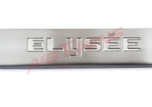 Citroen C-Elysee Krom Kapı Eşiği Tk. 2012 Üzeri Paslanmaz Çelik