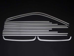 OMSA VW T6.1 Transporter Krom Cam Çerçevesi 14 Parça Tek Sürgü (Uzun Şase)  2020-2023 Arası