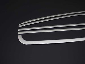 OMSA VW T6.1 Transporter Krom Cam Çerçevesi 14 Parça Tek Sürgü (Uzun Şase)  2020-2023 Arası