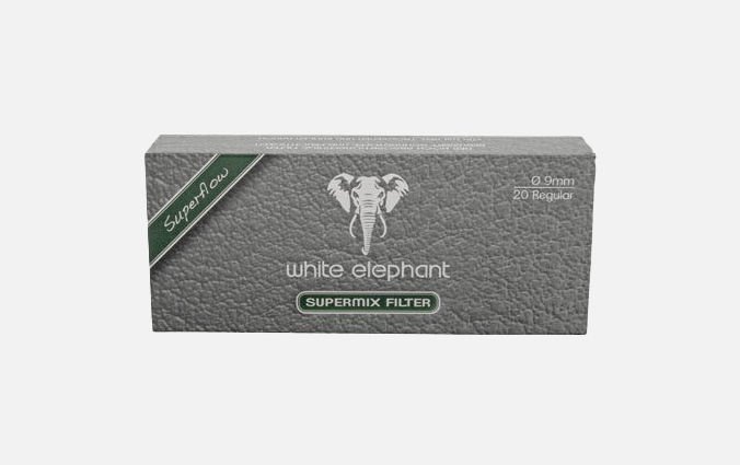 Pipodepo - White Elephant 20 Adet Supermix Pipo Filtresi 9mm