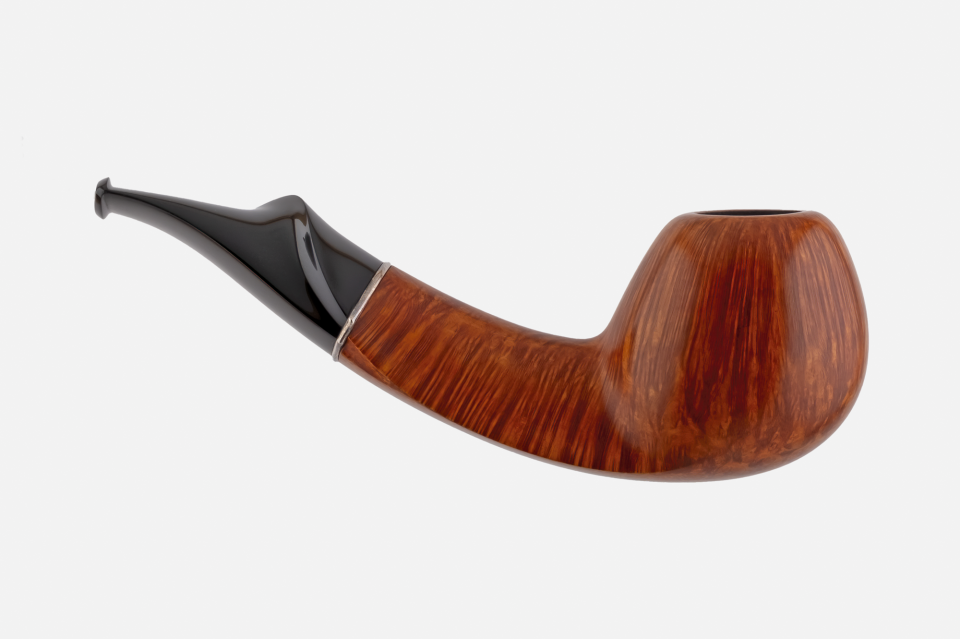 Konstantin Shekita - Smooth Straight Grain Giant Bent Brandy Pipo (Filtresiz)
