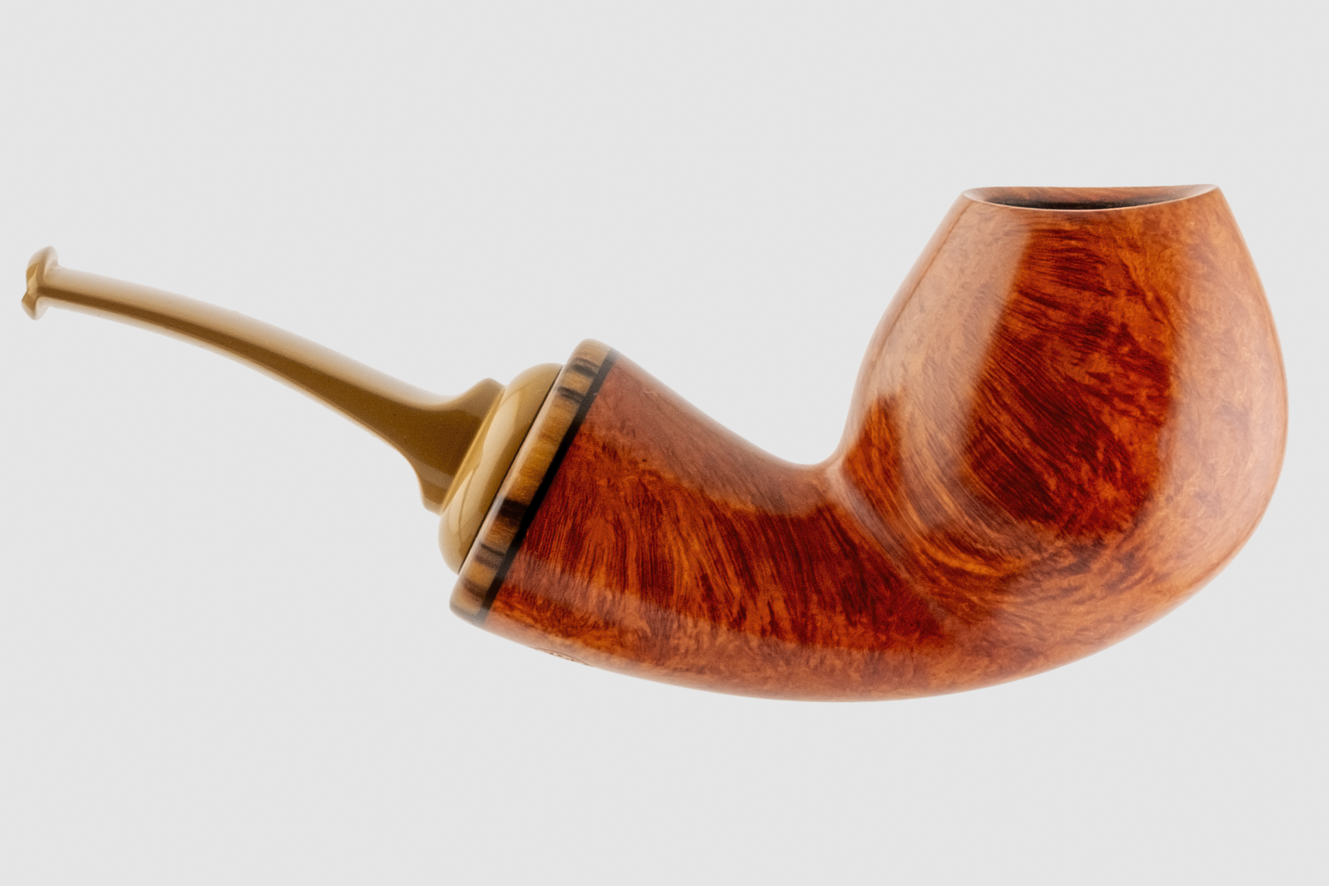 Kolyo Demirev - Smooth Reverse Calabash Brandy Pipo (Filtresiz)