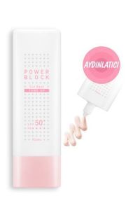 Missha Ton Eşitleyici Aydınlatıcı Güneş Kremi Apieu Power Block Tone Up Base Pink SPF50 50 ml