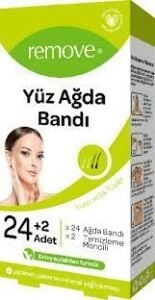 Remove İnatçı ve Sık Tüyler Yüz Ağda Bandı 24'lü