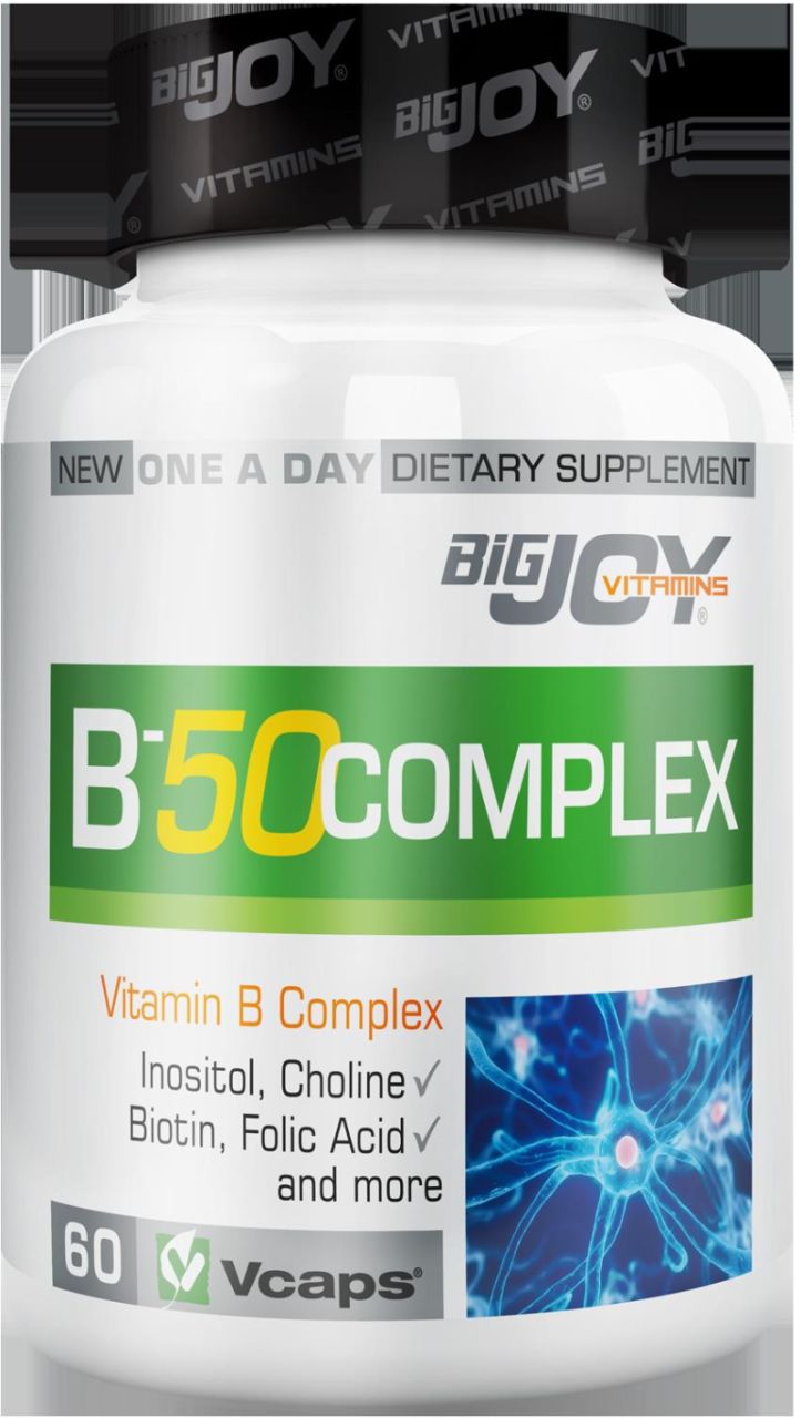 Bigjoy Vitamins B 50 Complex 60 Kapsül