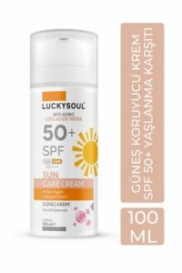 Luckysoul Anti Aging Collegen Tinted Güneş Kremi SPF50+ 100 ml