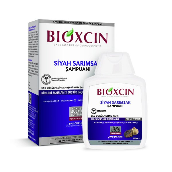 Bioxcin Siyah Sarımsak Şampuanı 300 Ml