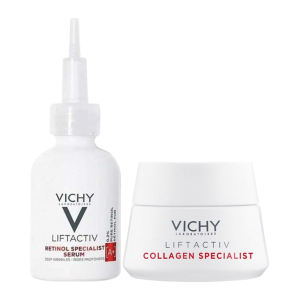 Vichy Liftactiv Retinol Specialist Serum 30 ml + Collagen Specialist Krem 15 ml + Age Daily SPF50 15 ml Kofre