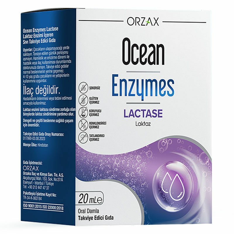 Ocean Enzymes Lactase Damla 20 ml