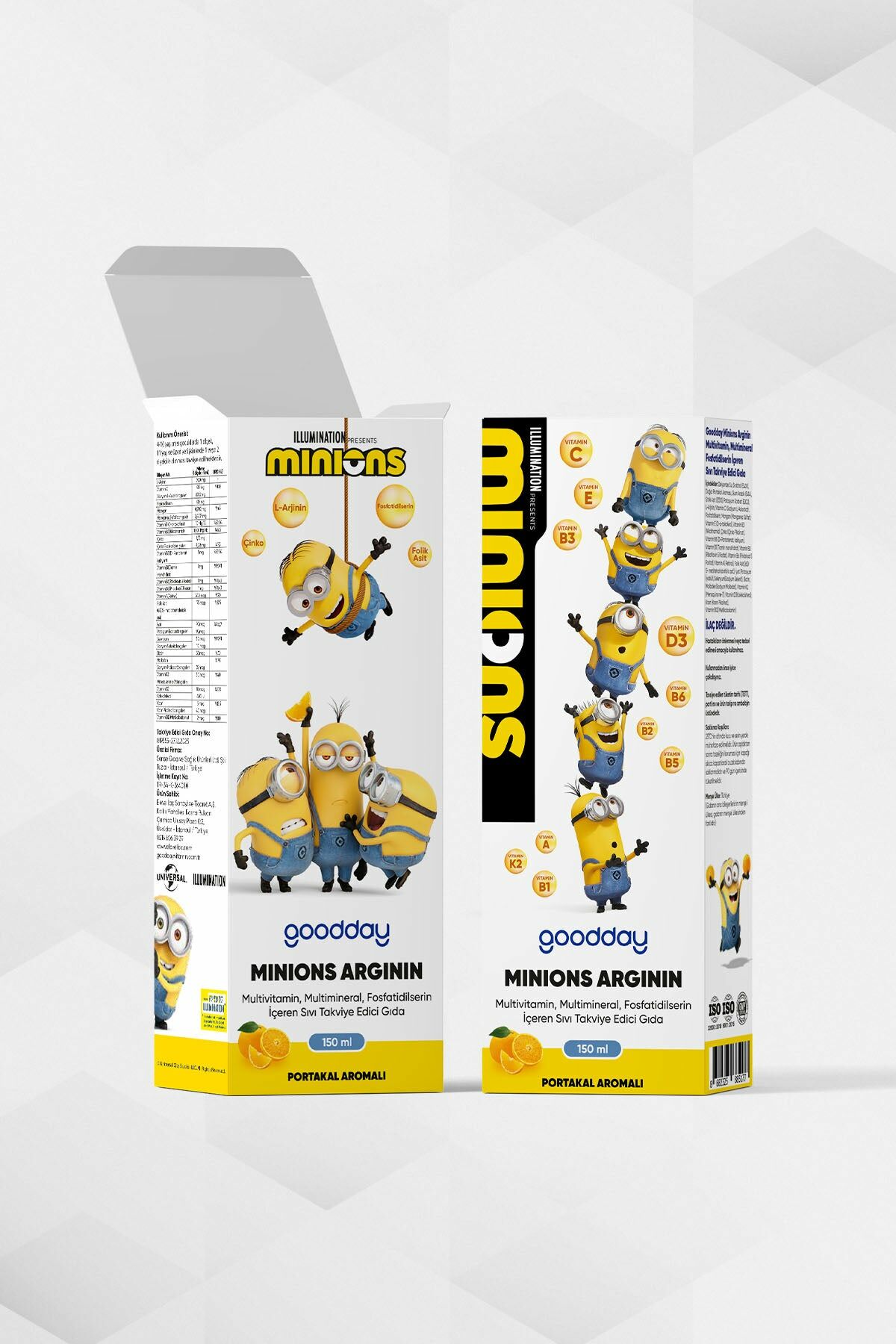 Goodday Minions Arginin Multivitamin Minarel Şurup 150 ml